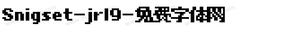 Snigset-jrl9字体转换