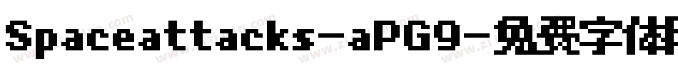 Spaceattacks-aPG9字体转换