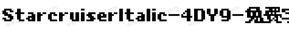 StarcruiserItalic-4DY9字体转换