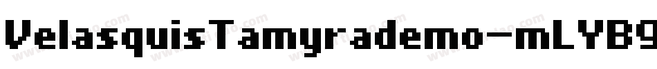 VelasquisTamyrademo-mLYB9字体转换