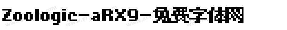 Zoologic-aRX9字体转换