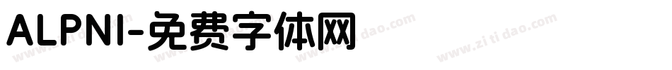 ALPNI字体转换