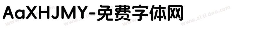 AaXHJMY字体转换