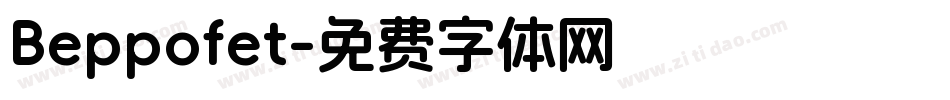 Beppofet字体转换