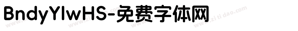 BndyYlwHS字体转换