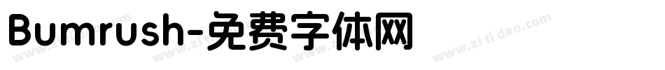Bumrush字体转换