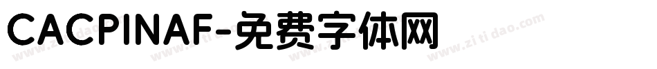 CACPINAF字体转换