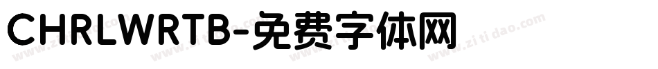 CHRLWRTB字体转换