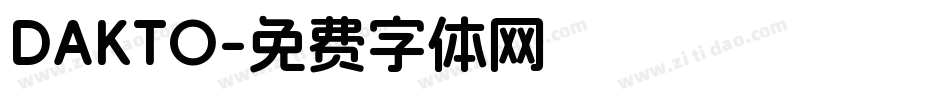 DAKTO字体转换