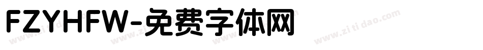 FZYHFW字体转换