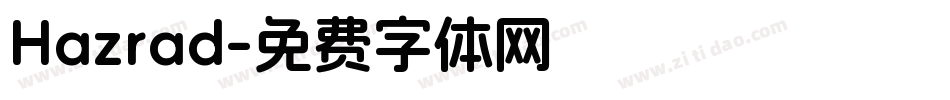 Hazrad字体转换