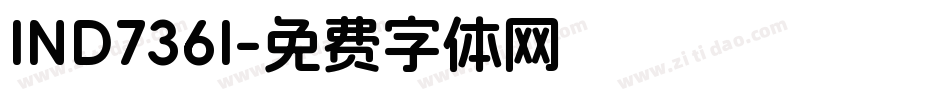 IND736I字体转换