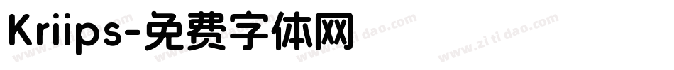 Kriips字体转换