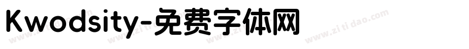 Kwodsity字体转换