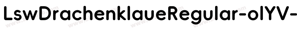 LswDrachenklaueRegular-olYV字体转换