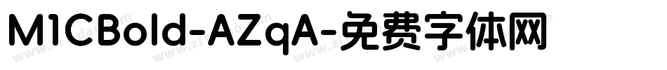 M1CBold-AZqA字体转换