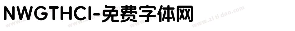 NWGTHCI字体转换