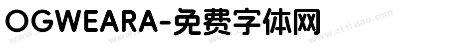 OGWEARA字体转换