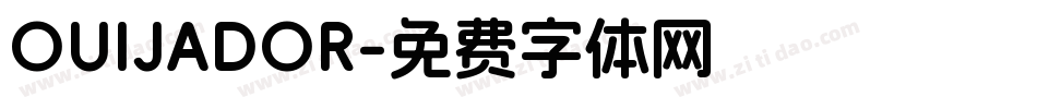 OUIJADOR字体转换