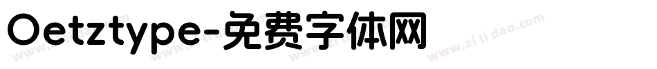 Oetztype字体转换