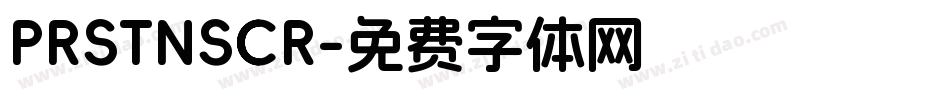 PRSTNSCR字体转换