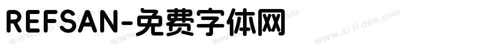 REFSAN字体转换