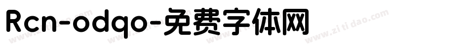 Rcn-odqo字体转换