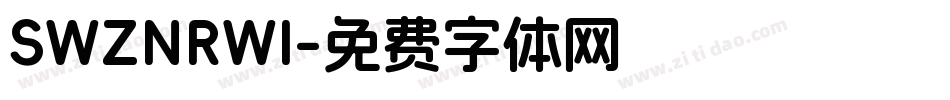 SWZNRWI字体转换