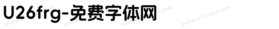 U26frg字体转换