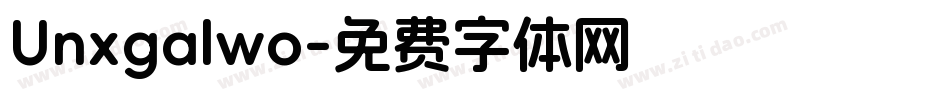 Unxgalwo字体转换
