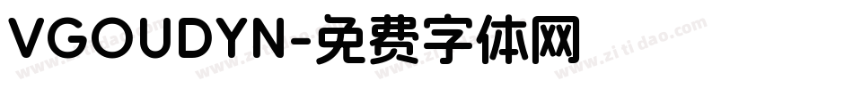 VGOUDYN字体转换
