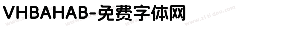 VHBAHAB字体转换