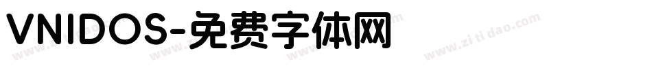 VNIDOS字体转换