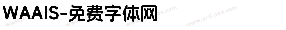 WAAIS字体转换