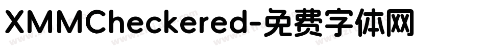 XMMCheckered字体转换