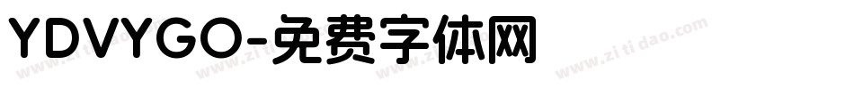 YDVYGO字体转换