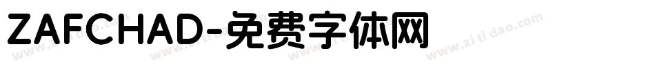 ZAFCHAD字体转换