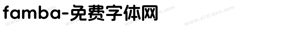 famba字体转换
