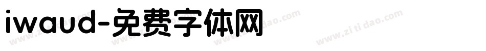 iwaud字体转换