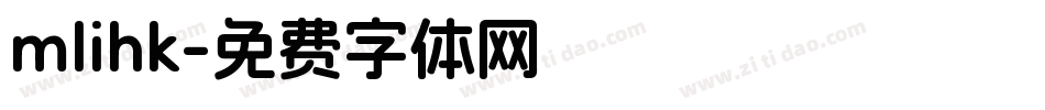 mlihk字体转换