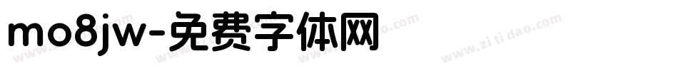 mo8jw字体转换