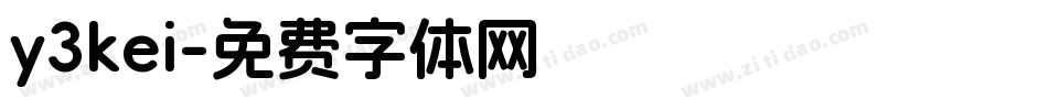 y3kei字体转换