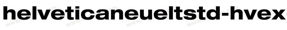 helveticaneueltstd-hvex字体转换
