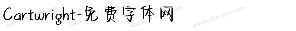 Cartwright字体转换