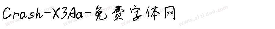 Crash-X3Aa字体转换