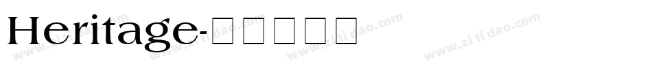 Heritage字体转换