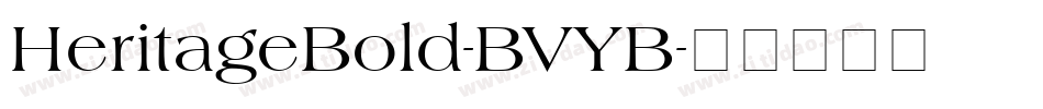 HeritageBold-BVYB字体转换