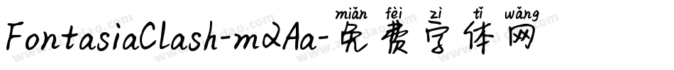 FontasiaClash-m2Aa字体转换