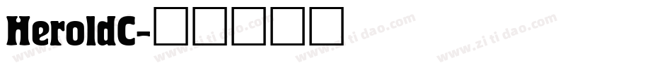 HeroldC字体转换