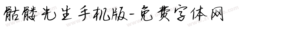 骷髅先生手机版字体转换